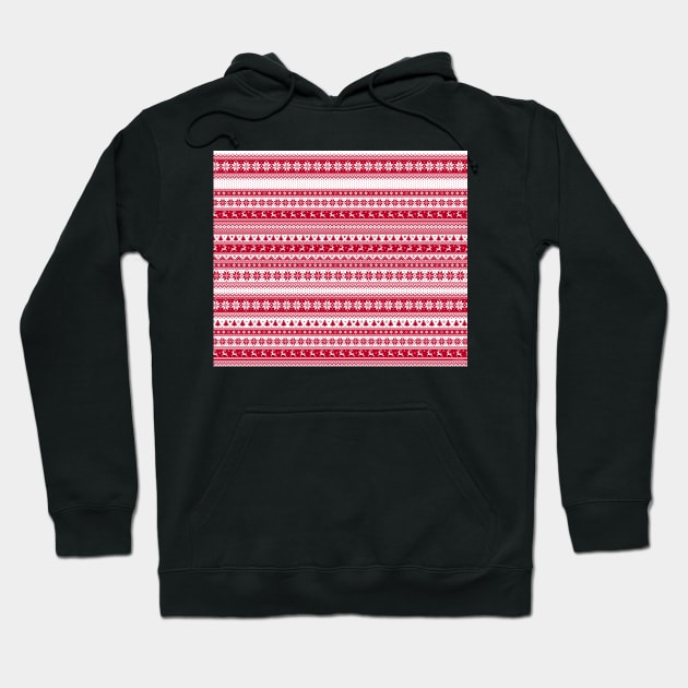 Nordic - Scandinavian Christmas Hoodie by SSSowers